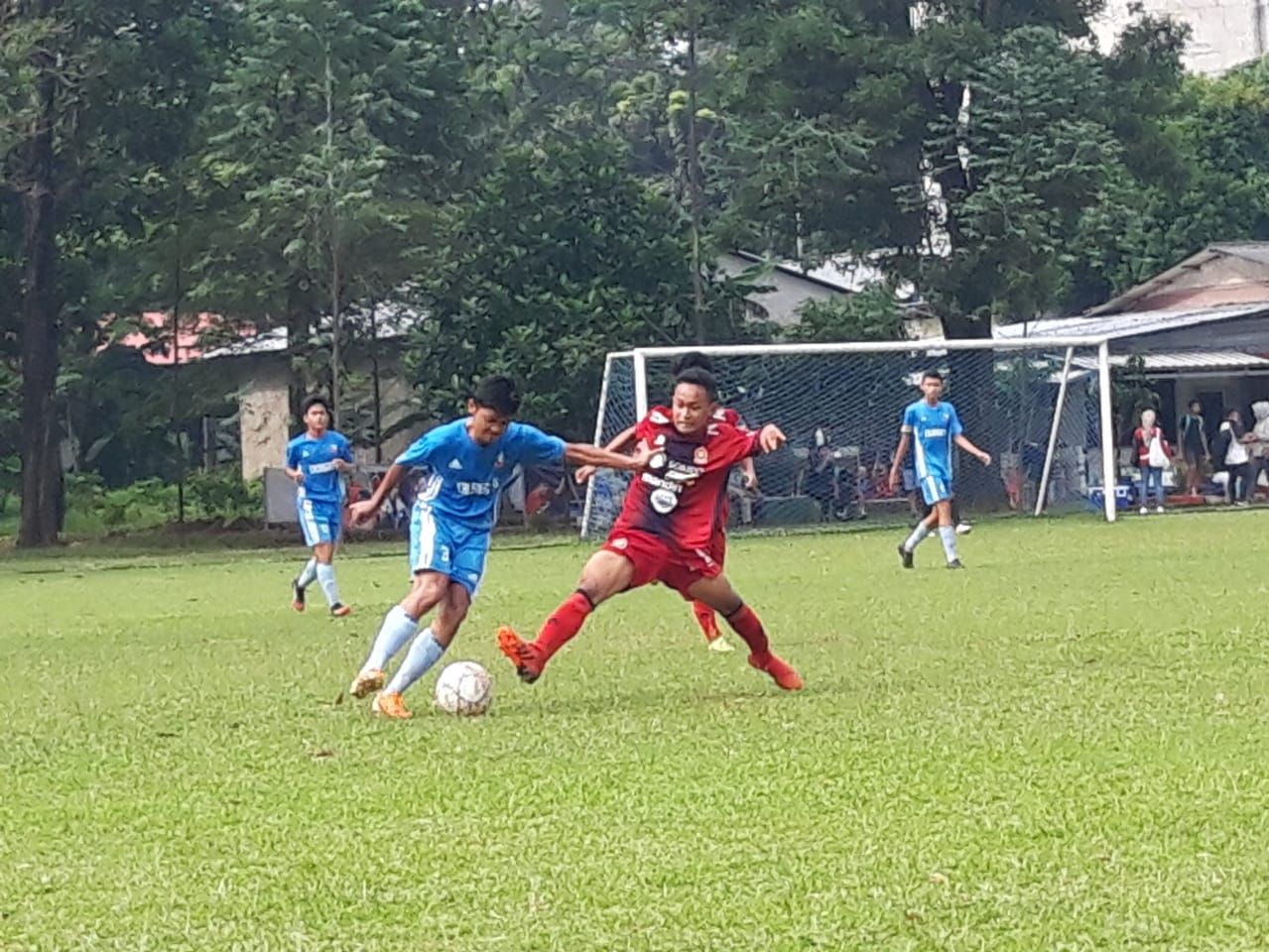 Pertandingan Liga TopSkor U-15 2021-2022 antara Erlangga FA vs ASIOP