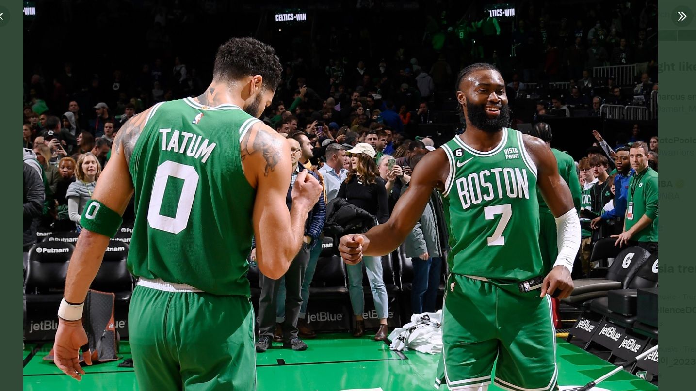 Jayson Tatum dan Jaylen Brown jadi kunci kemenangan Boston Celtics atas New Orleans Pelicans dalam laga lanjutan musim reguler NBA 2022-2023 yang digelar di TD Garden pada Kamis (12/1/2023) WIB.