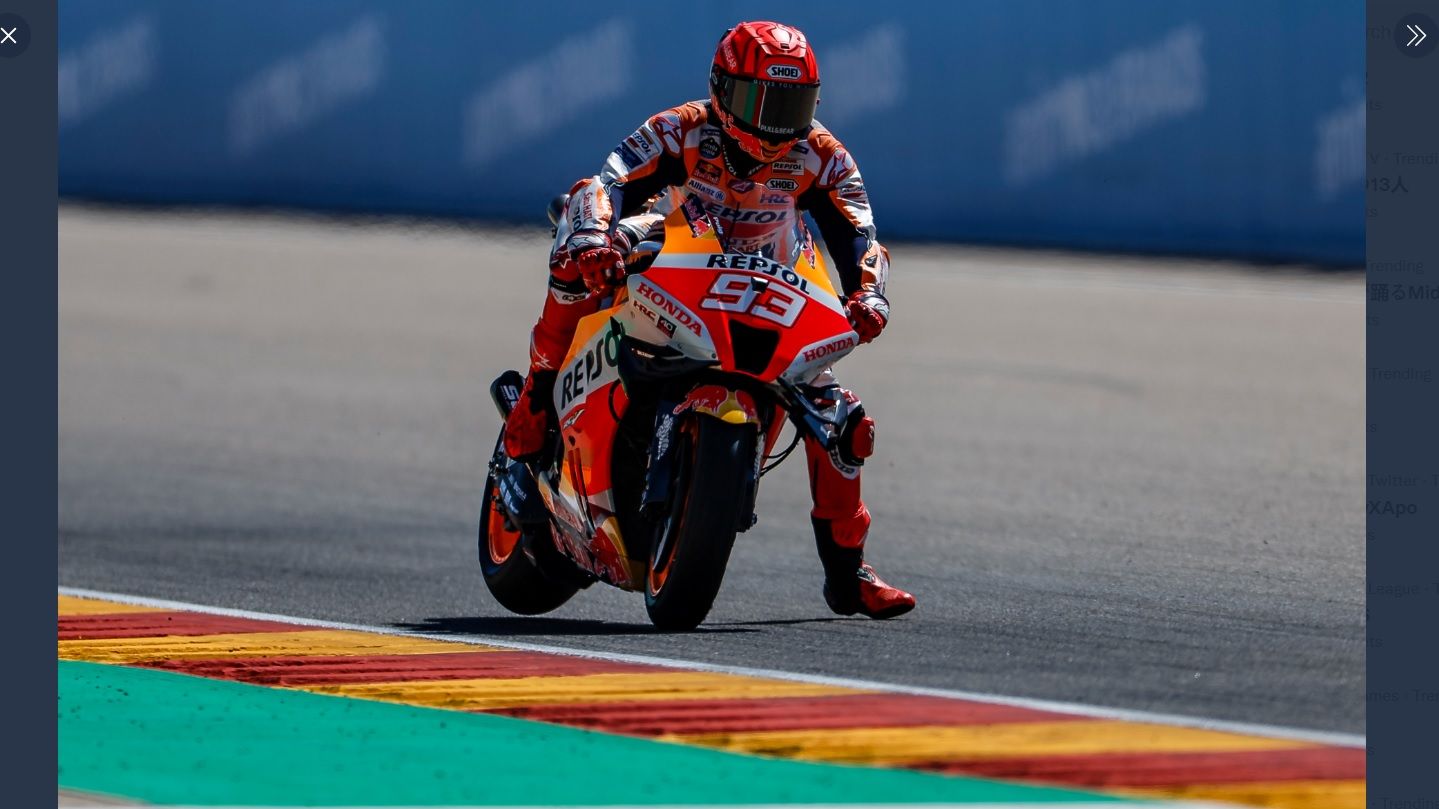 Marc Marquez (Repsol Honda) menandai comeback pascaoperasi lengan untuk kali keempat di MotoGP Aragon 2022 yang digelar 16-18 September 2022.