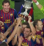 VIDEO: Momen Barcelona Raih Gelar Piala Super Spanyol ke-10