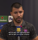 VIDEO: Jelang Lawan Dynamo Kiev, Sergio Aguero Puji Kualitas Pemain Barcelona