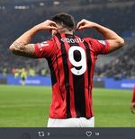 Olivier Giroud Patahkan Kutukan Nomor 9 di AC Milan