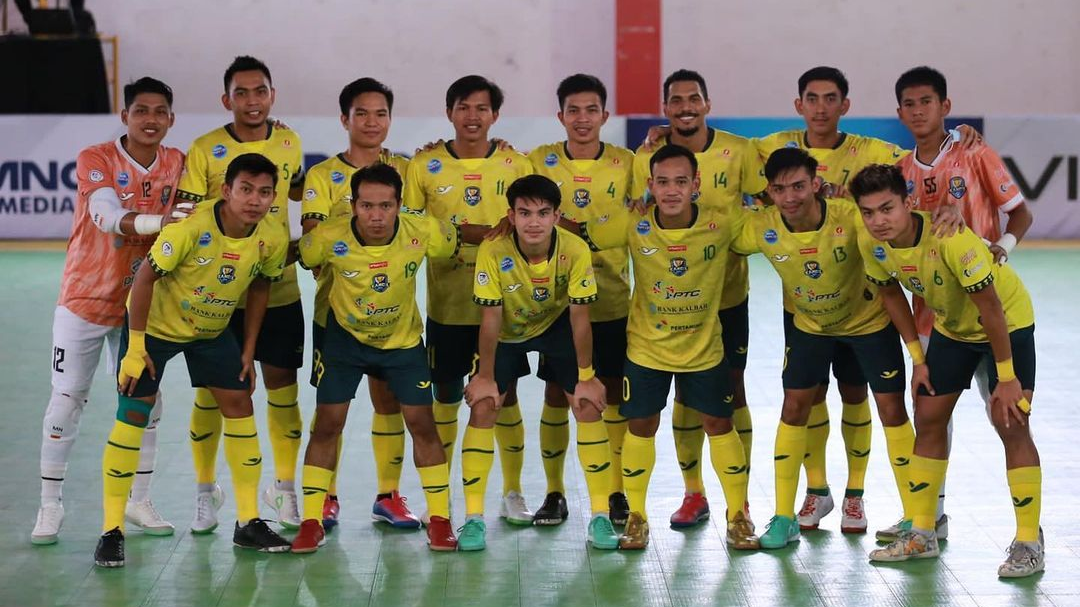 Tim Kancil BBK Pontianak kala mengarungi Pro Futsal League 2021, Februari 2022.