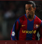 VIDEO: Nostalgia Gol Menakjubkan Ronaldinho ke Gawang Osasuna 18 Tahun Lalu