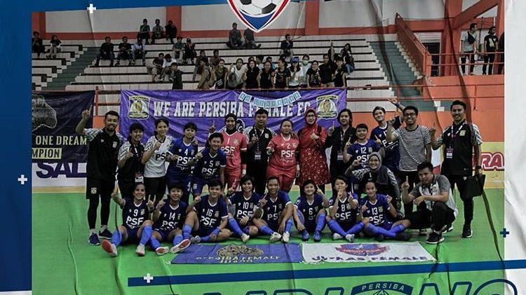 Persiba Female yang menjadi juara Women Pro Futsal League (WPFL) 2020.
