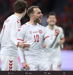 Comeback dan Cetak Gol untuk Denmark, Eriksen: Saya Merasa seperti Pesepak Bola Lagi