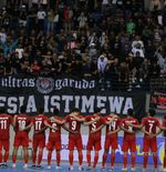Parade Foto: Kemenangan Besar Timnas Futsal Indonesia vs Korea Selatan di GOR Amongrogo