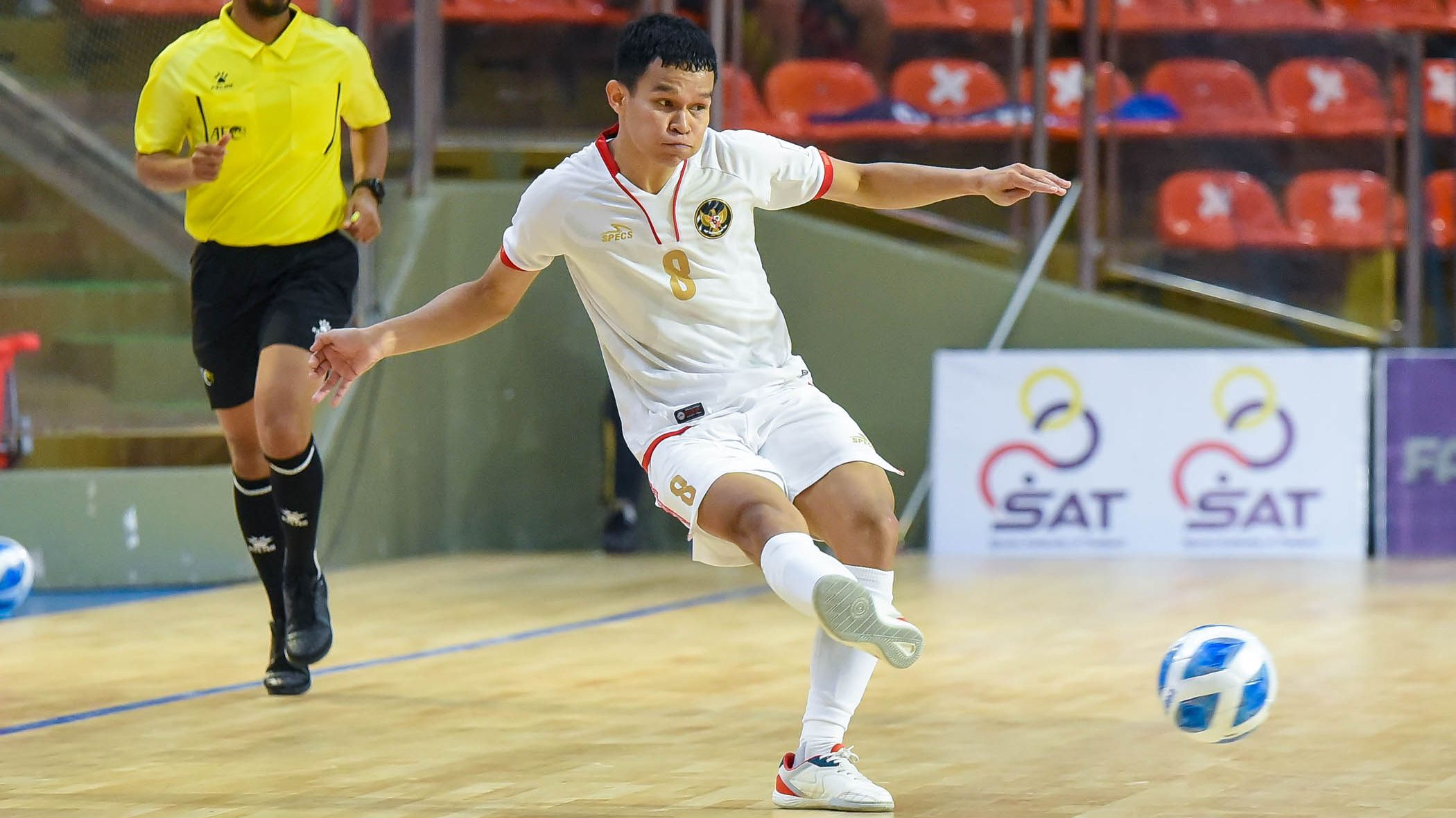 Kapten Black Steel Manokwari, Ardiansyah Nur, saat membela timnas futsal Indonesia di Piala AFF Futsal 2022, April 2022.