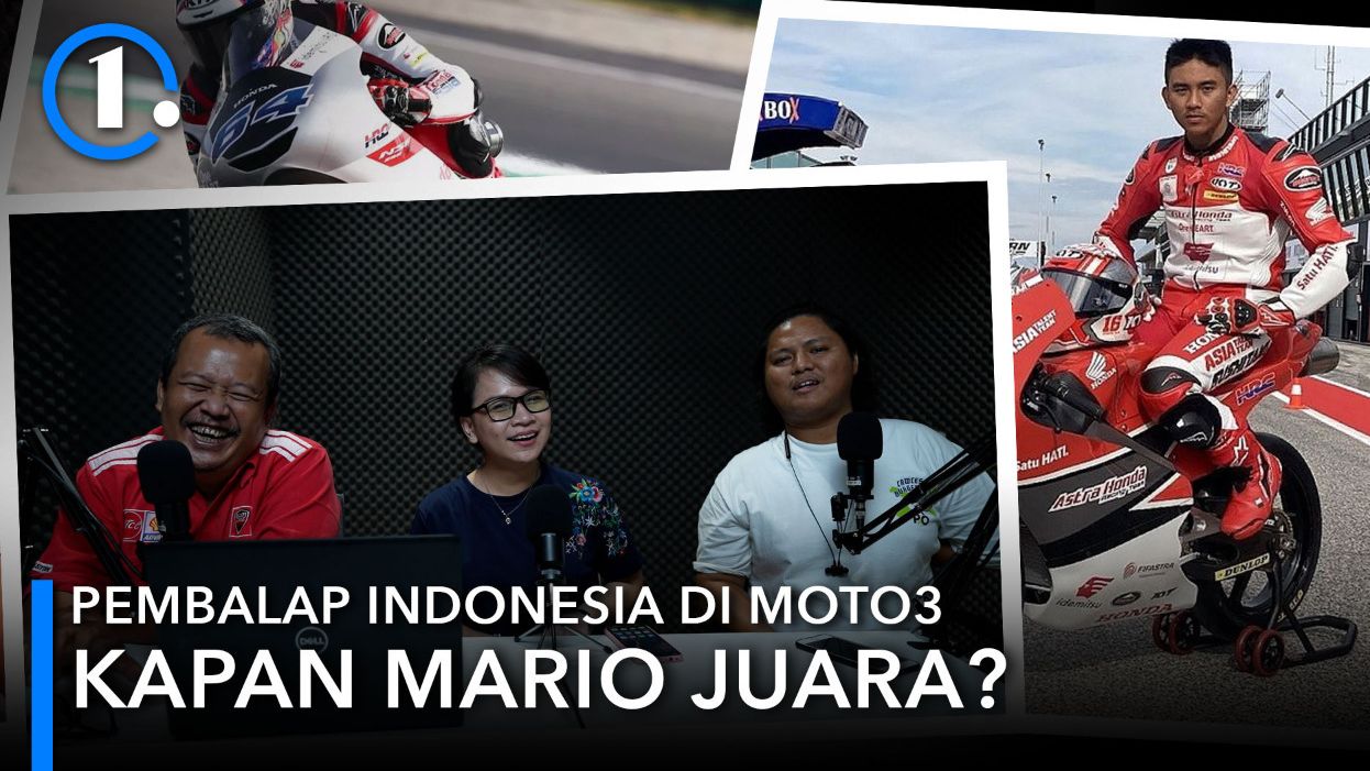 Podcast Motor1 dipandu Tama-Cahyo, membahas wakil Indonesia di Moto3, Mario Suryo Aji.