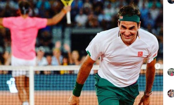 Roger Federer koleksi 20 gelar Grand Slam sepanjang kariernya.