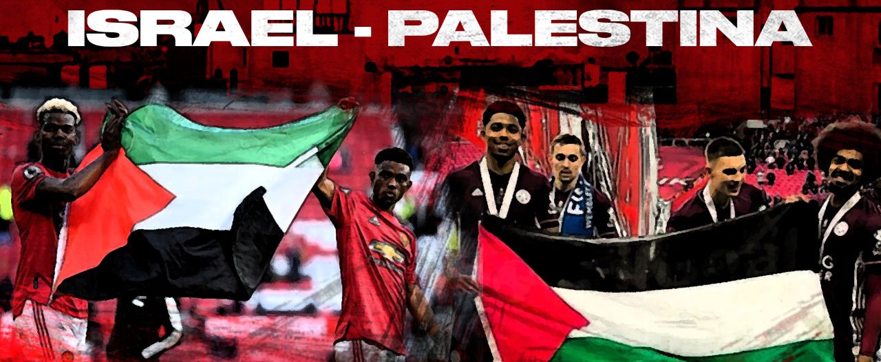Pesepak bola Eropa seperti Paul Pogba (kiri) ramai-ramai memberikan dukungan kepada Palestina.