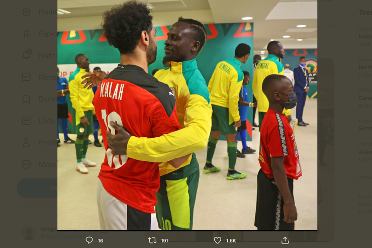 Final Piala Afrika 2021: Bisikan Mohamed Salah Jadi Penyebab Kegagalan Penalti Sadio Mane