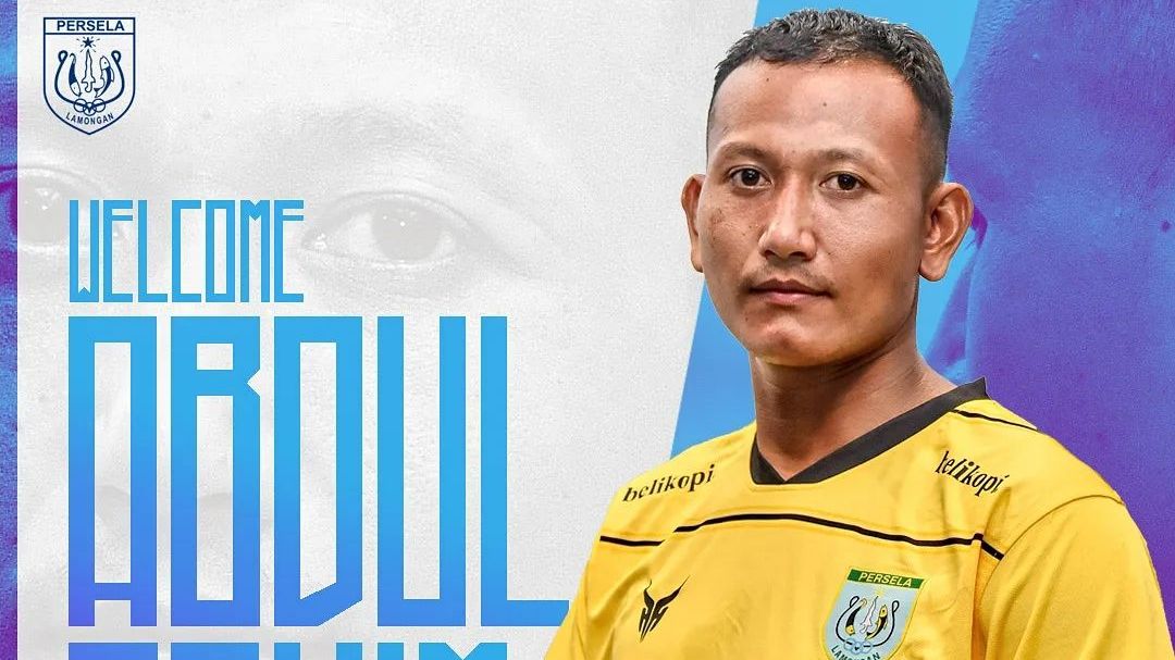 Poster perkenalan Abdul Rohim sebagai pemain Persela Lamongan di Liga 1 2021-2022.