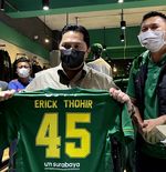 Kunjungi Kantor Persebaya, Erick Thohir Bicara VAR di Liga Indonesia