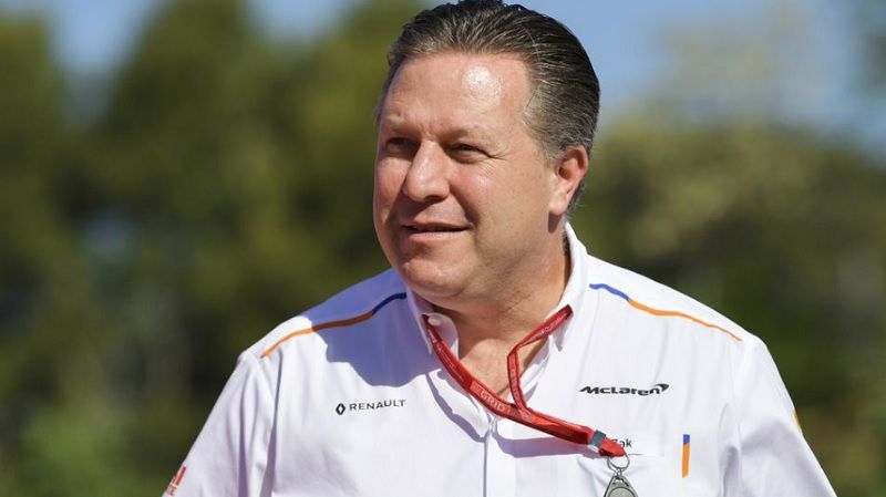 CEO tim McLaren F1, Zak Brown.
