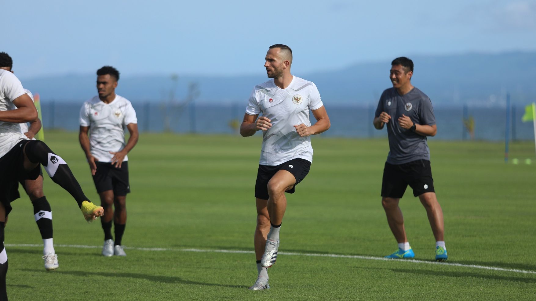 Ilija Spasojevic saat mengikuti pemusatan latihan timnas Indonesia persiapan Piala AFF 2022 di Bali, 1 Desember 2022.