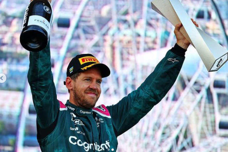 Bos F1 Sebut Sebastian Vettel Lahir Kembali usai Podium di GP Azerbaijan 2021