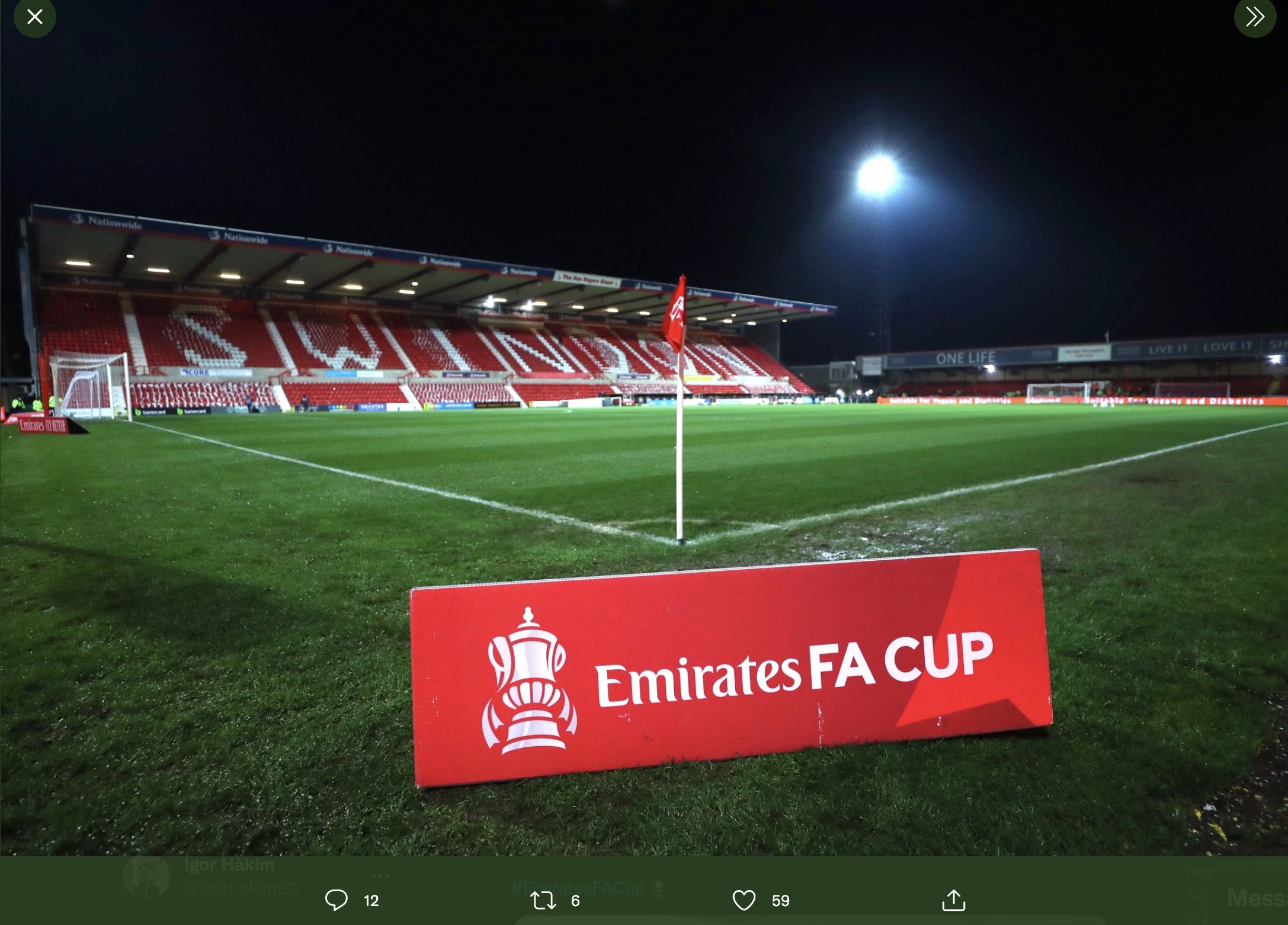 Markas Swindon Town, County Ground (Emirates FA Cup).