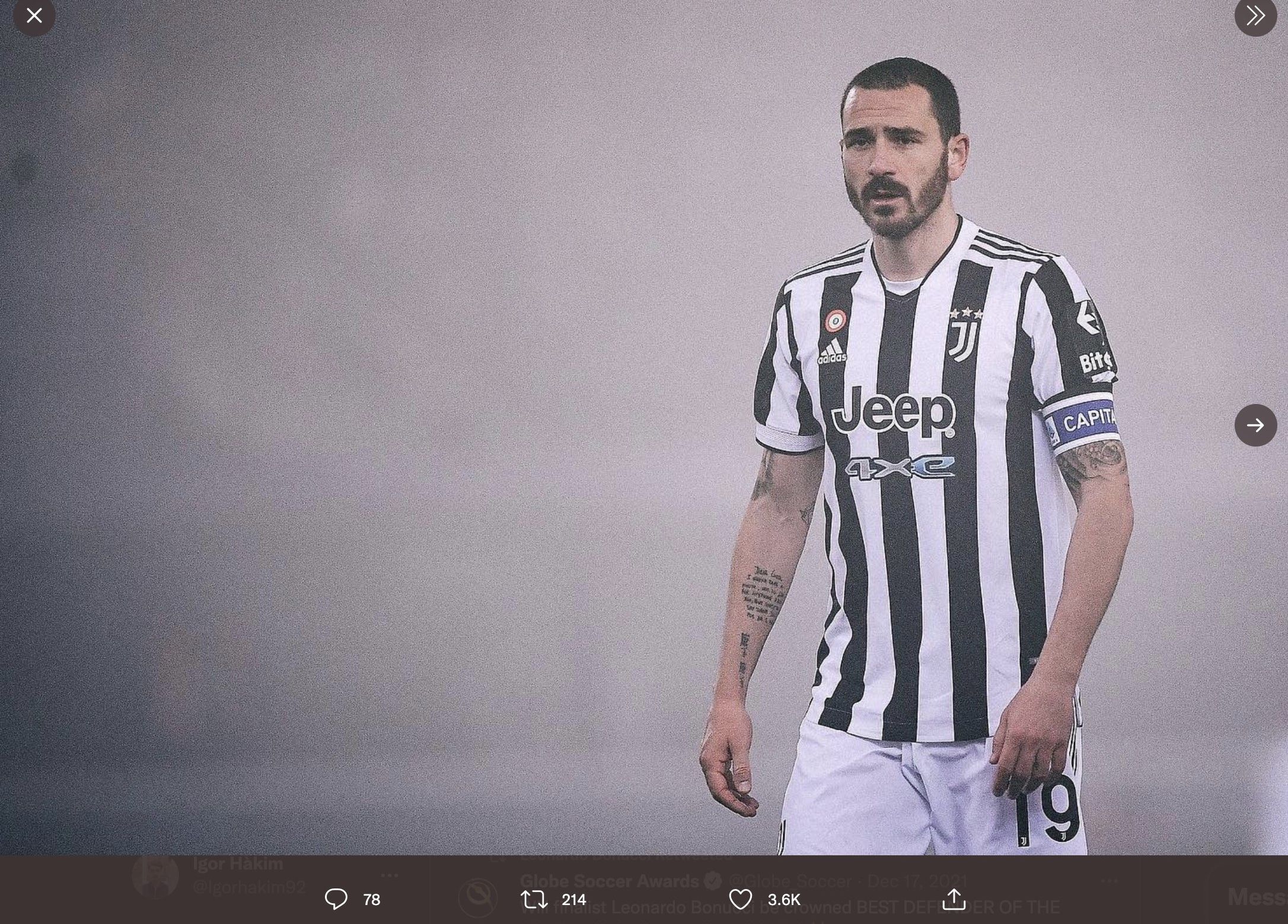Bek Juventus, Leonardo Bonucci.