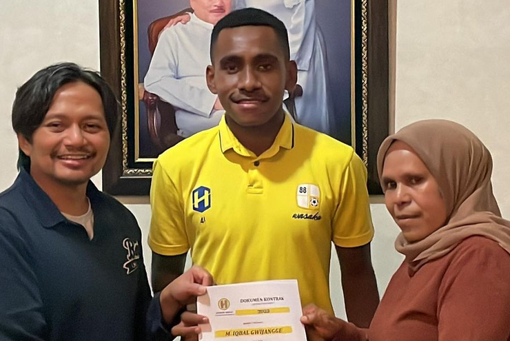 Barito Putera Resmi Datangkan Kapten Timnas U-17 Indonesia Iqbal Gwijangge