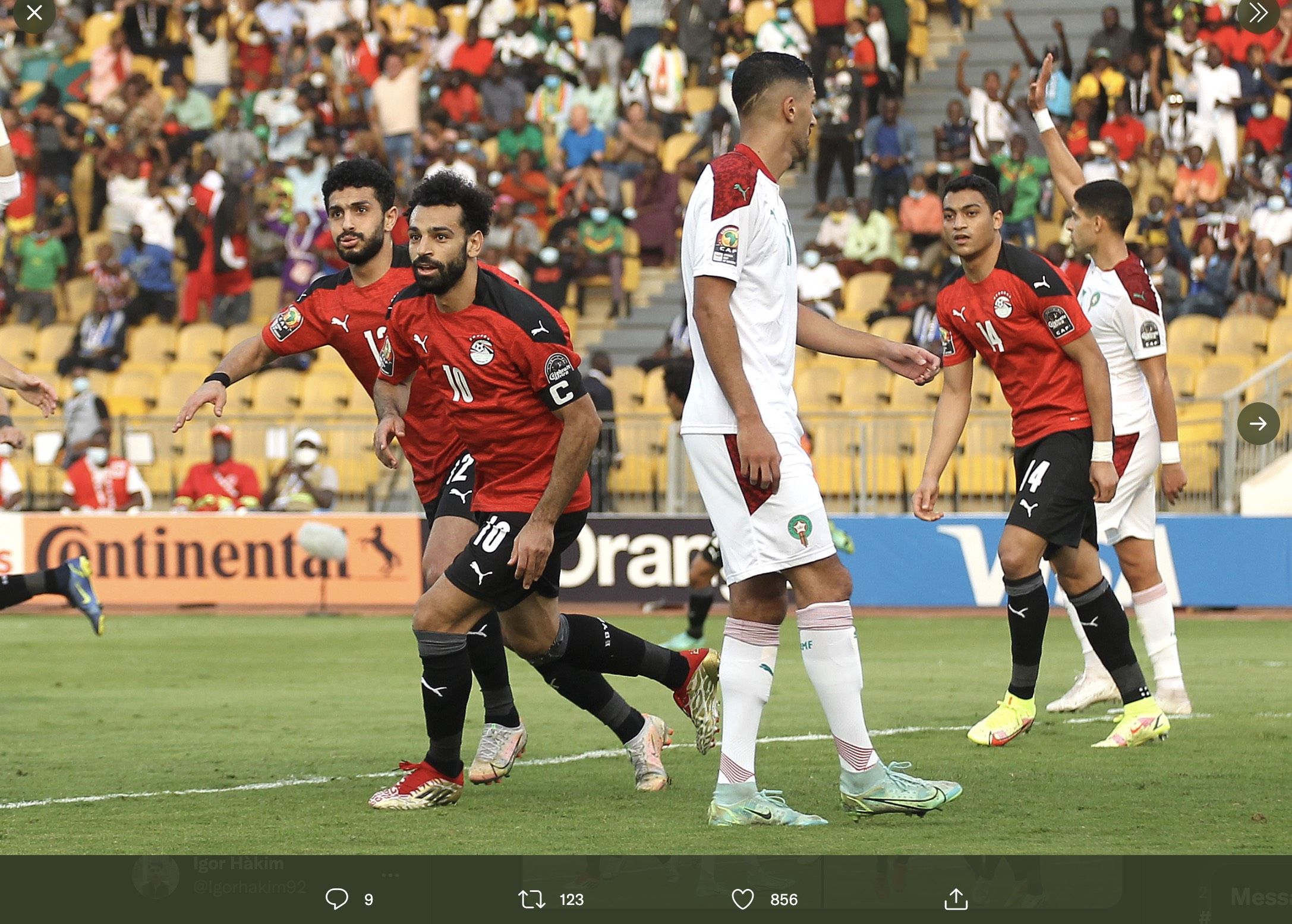 Piala Afrika 2021: Mesir vs Maroko (30/1/2022)
