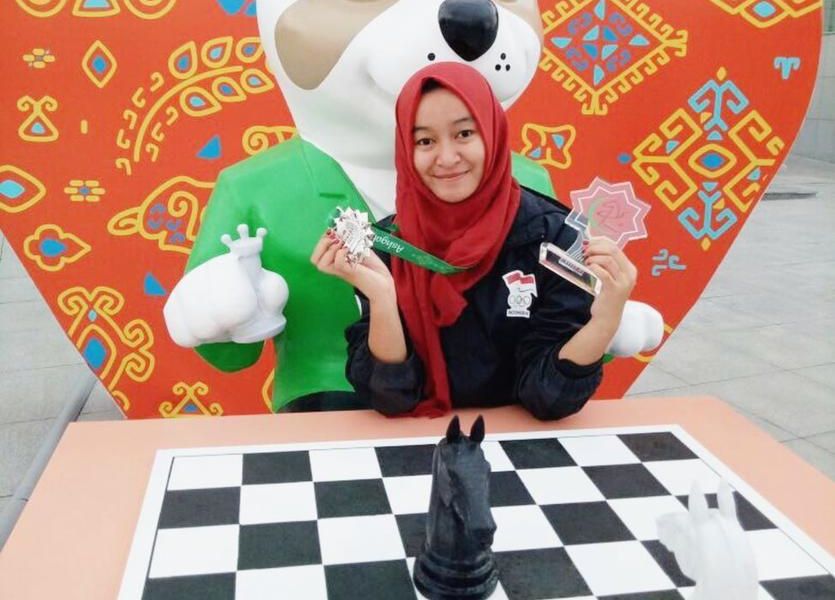 IM-WGM Medina Warda Aulia menjadi salah satu andalan tim catur putri Indonesia di ajang Asian Online Nations Chess Cup 2020.