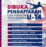 Liga TopSkor U-14 2022 Hadir di Yogyakarta