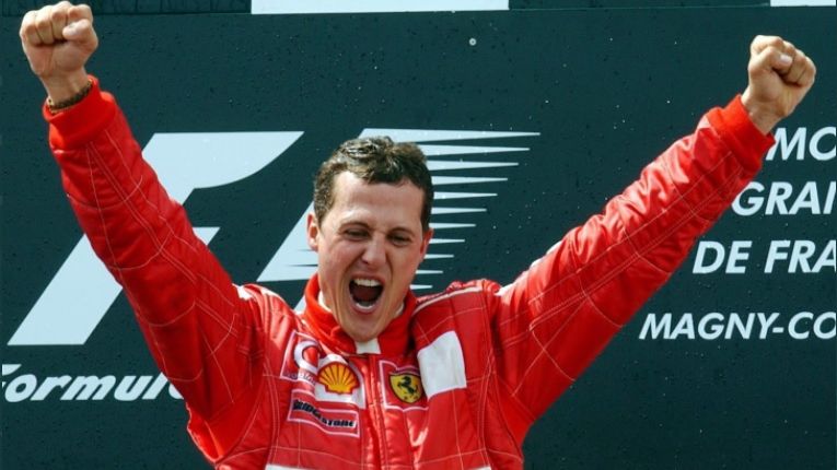 Pembalap legendaris F1 Michael Schumacher.