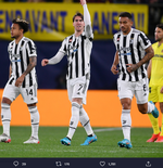 Dusan Vlahovic Bungkam Peragu lewat Selebrasi Gol Debut di Liga Champions