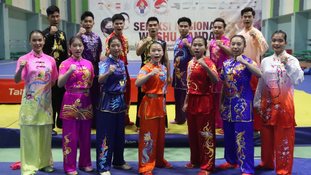 Berikut 16 atlet wushu yang bakal mewakil Indonesia dalam gelaran SEA Games 2021 yang akan berlangsung di Vietnam pada Mei 2022.