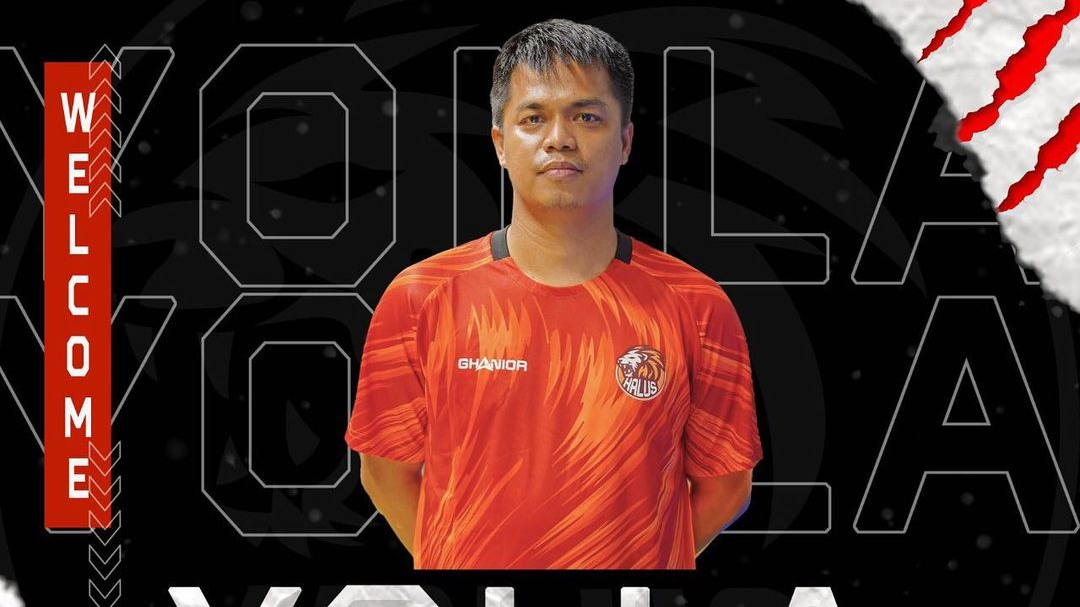 Poster perkenalan Yolla Hendro sebagai pelatih anyar Halus FC untuk lanjutan Pro Futsal League 2021, Februari 2022.