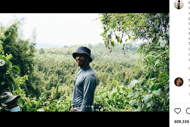 Liburan Lewis Hamilton, Kunjungi Rwanda Bertemu Gorila