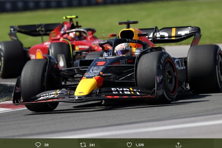 Hasil F1 GP Kanada 2022: Max Verstappen Menang usai Atasi Tekanan Carlos Sainz Jr.