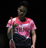Japan Open 2022: Cedera Punggung, Anthony Sinisuka Ginting Mundur dari Turnamen