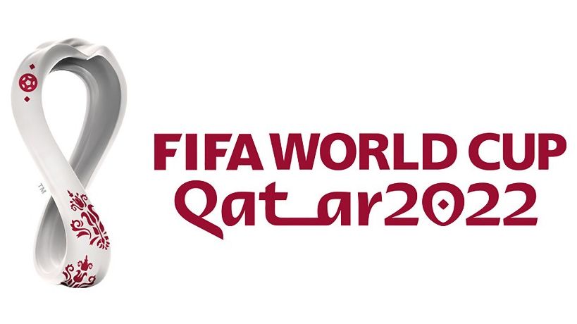 Logo Piala Dunia 2022 yang berlangsung di Qatar.