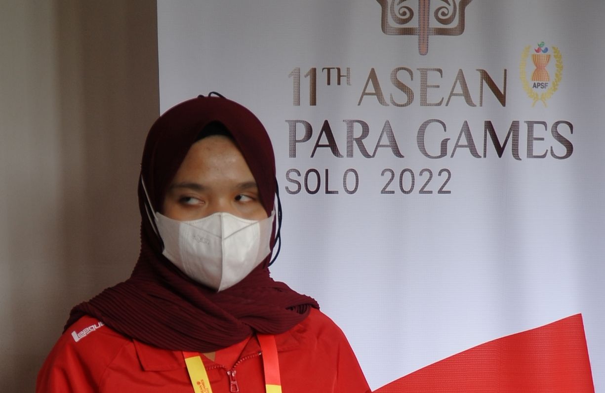 Atlet paracatur Indonesia, Aisah Wijayanti Putri Brahmana.