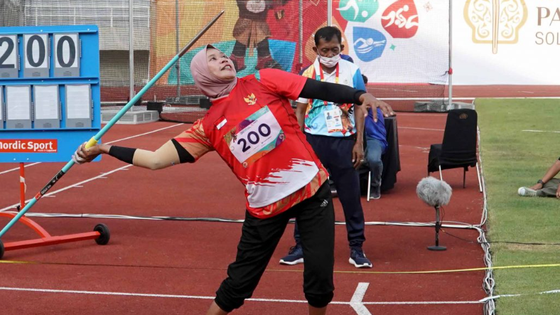 Warmia, atlet para atletik senior Indonesia di ASEAN Para Games 2022.