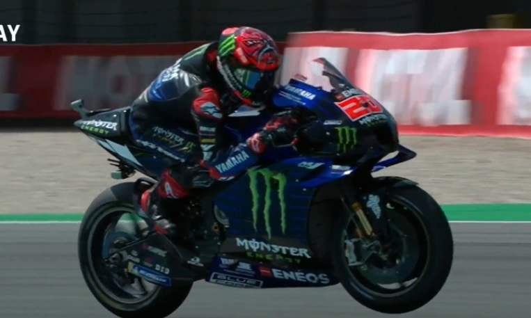 Pembalap Monster Energy Yamaha, Fabio Quartararo, tampil dominan dan menyabet juara MotoGP Belanda 2021.