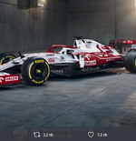 Alfa Romeo Luncurkan Mobil untuk F1 2021, Setia dengan Warna Merah-Putih