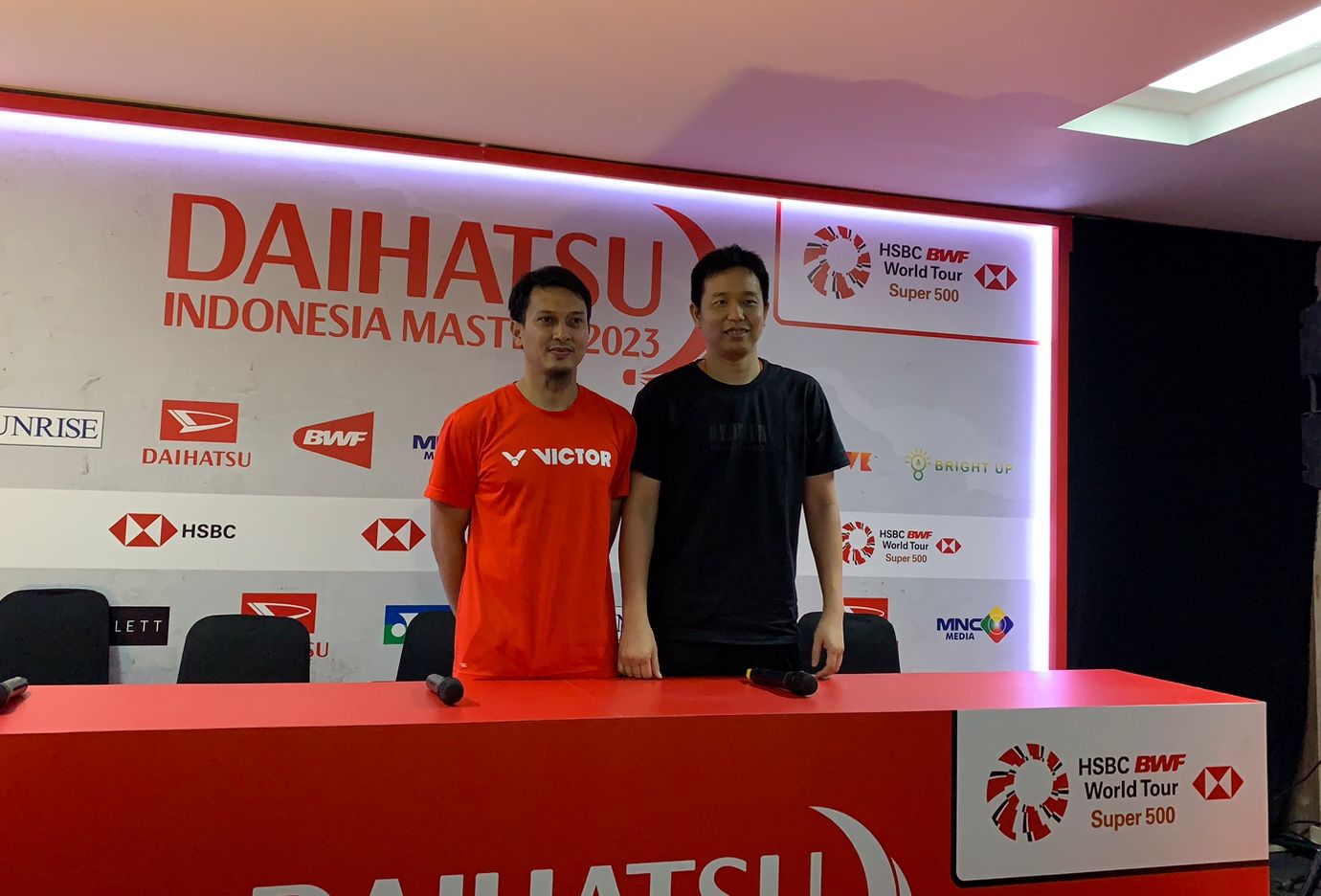 Ganda putra Indonesia, Mohammad Ahsan/Hendra Setiawan lolos ke babak 16 besar Indonesia Masters 2023.