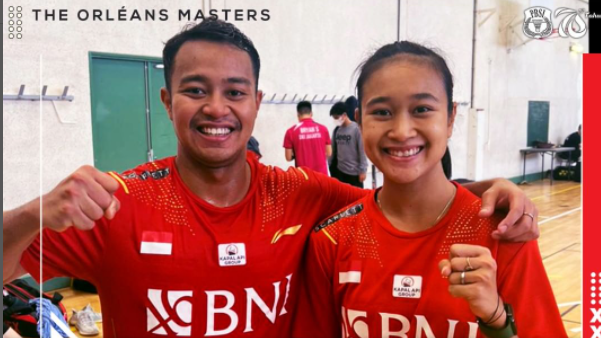 Pasangan ganda campuran Indonesia, Rehan Naufal Kusharjanto/Lisa Ayu Kusumawati.