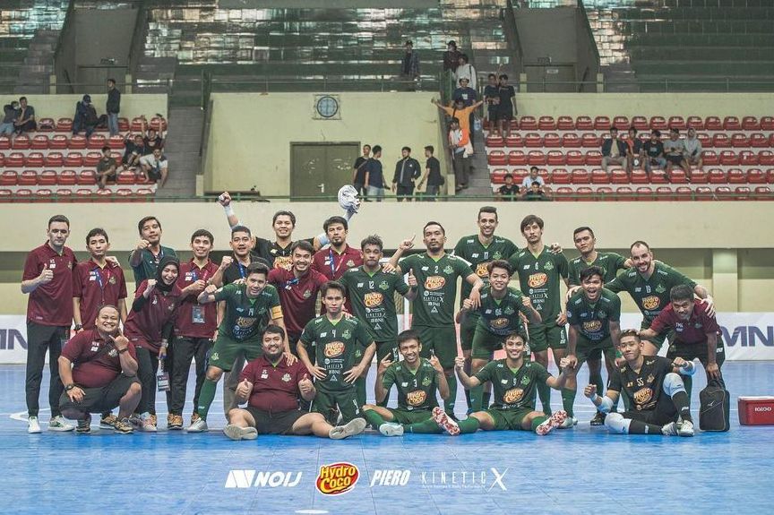 Skud Bintang Timur Surabaya di Pro Futsal League 2021 seusai tampil pada seri Yogyakarta