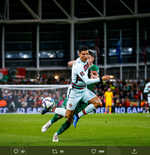 Republik Irlandia vs Portugal: Masuk Lapangan, Seorang Bocah Dapat Jersey Cristiano Ronaldo