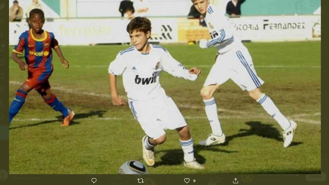 Julian Alvarez saat menimba ilmu di akademi Real Madrid.