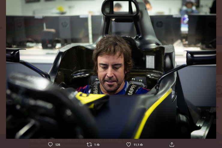 Fernando Alonso Dipastikan Absen dari Launching Tim Alpine