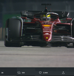 Hasil Kualifikasi F1 GP Singapura 2022: Menangi Duel Sengit,  Charles Leclerc Sabet Pole ke-9