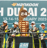 Hasil 24H Dubai 2023: Kerja Sama Sean Gelael dan Valentino Rossi Berbuah Podium