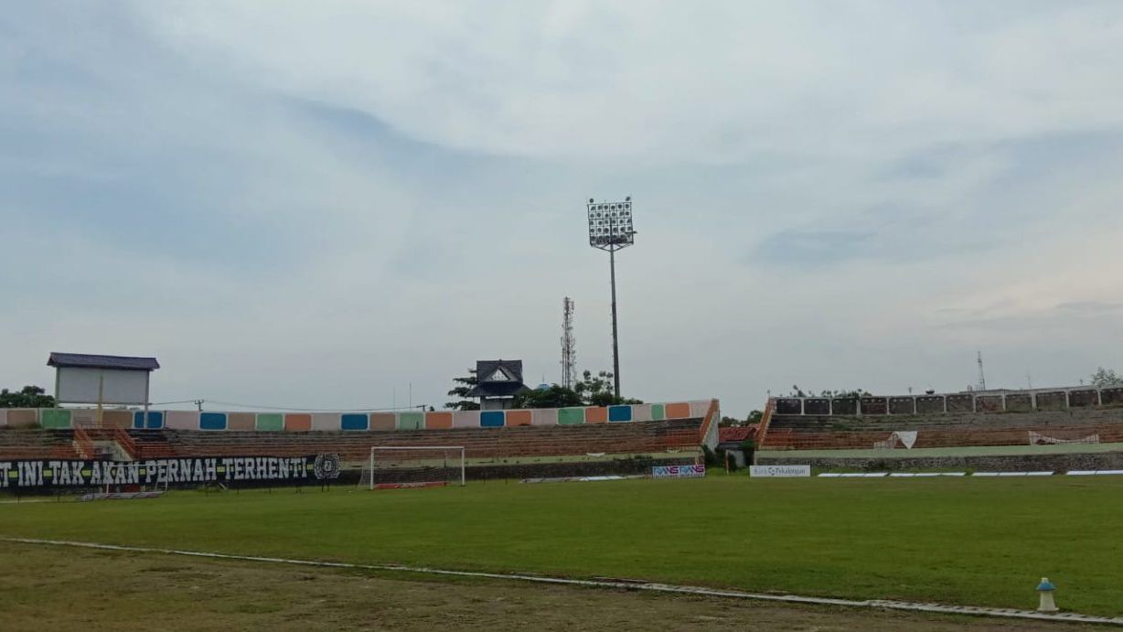 Stadion Hoegeng di Kota Pekalongan, salah satu arena laga babak 10 besar Liga 3 Jawa Tengah 2021.