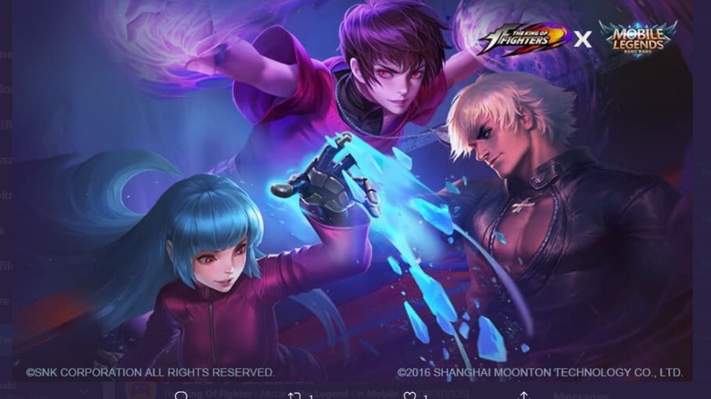 Skin The King of Fighters (KoF) di Mobile Legends.