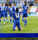 Hasil Piala FA: Singkirkan Man United, Leicester City ke Semifinal